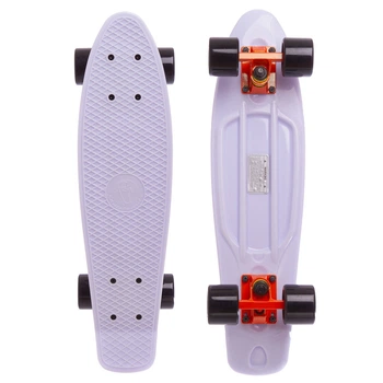 Скейт пенни борд Penny My Go Fish Skateboards SOFT 401-37 22" White, черные колеса