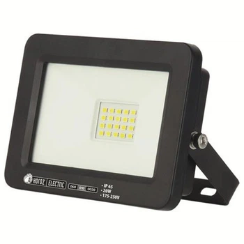 Светодиодный прожектор Horoz Electric 20W с датчиком "день-ночь" 6A