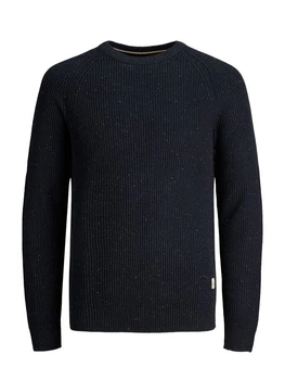 Джемпер Jack & Jones JORFUEL KNIT CREW NECK LTN M Темно-синий 12180413SkyCaptain