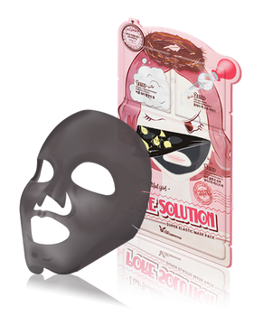 Трехступенчатая Маска Для Сужения Пор ELIZAVECCA Pore Solution Super Elastic Mask (1Шт), 25 мл