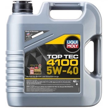 Моторное масло Liqui Moly Top Tec 4100 5W-40 4л