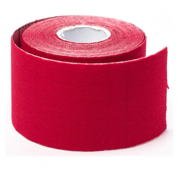 Кинезио тейп спортивный Sports Therapy Kinesiology Tape, 5 см х 5 м (красный)