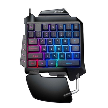 Игровая проводная клавиатура с подсветкой Sundy PUBG Mobile Keyboard G92 USB Black