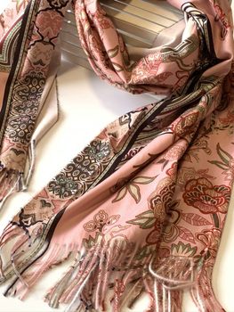 Кашемировый шарф Cashmere 70 см Х 200 см розовый 424112