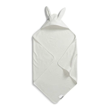 Дитячий рушник з кутиком Elodie Details Vanilla White Bunny 80х80 см.