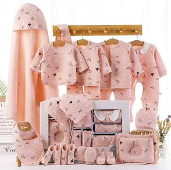 Комплект Одежды 22 в 1 от CuteBaby Беби-Бокс для Новорожденной Девочки 100% Хлопок Сезон Зима (LP677H)