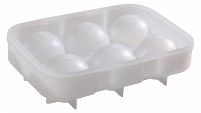 Силиконовая форма для льда Beaumont - Silicone Ice Ball Mould 17.5x12.5 см, Диаметр ледяного шара 4.5 см (3351)