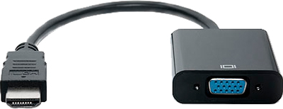 Кабель Real-El Adaptor HDMI-VGA 0.15 м Black (EL123500020)