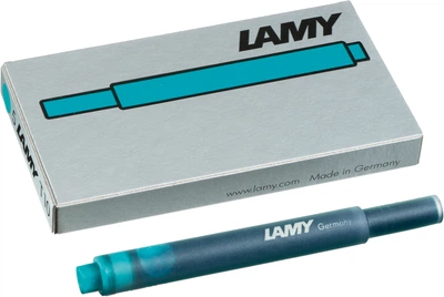 Набір картриджів Lamy T10 Бірюзових 5 шт. (4014519027416)