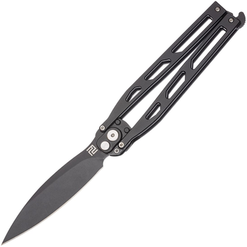 Нож Artisan Cutlery Kinetic Balisong, D2, Steel Black (27980207)