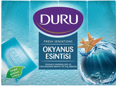 Мыло DURU Fresh Sensations экопак Океанский бриз 4 х 150 г (8690506494605)