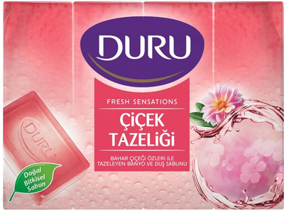 Мыло DURU Fresh Sensations экопак Цветочная Облако 4 х 150 г (8690506494582)