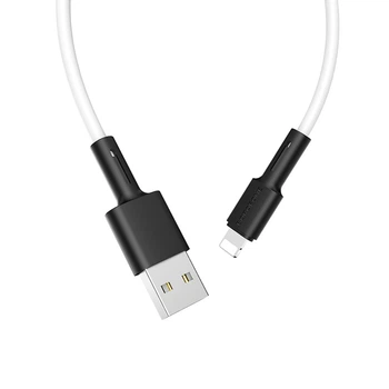 Кабель Borofone BX31 USB to Lightning 1m белый
