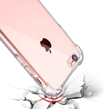 Противоударный прозрачный cиликоновый чехол на iPhone 6s Plus/ 6 Plus (1799 iPhone 6s+/6+)