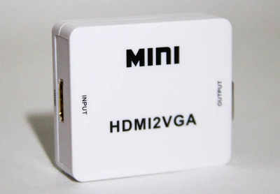 Адаптер переходник HDMI на VGA конвертер для PS4 преобразователь с аудио для T2 приставки XBOX PS3 монитора HDMI2VGA ( HDMI2VGA )