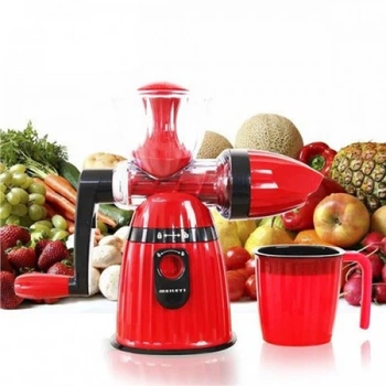 Соковижималка ручна механічна шнекова Meileyi MLY-662 Red
