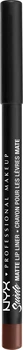 Олівець для губ NYX Professional Makeup Suede Matte Lip Liner 23 Club Hopper (0800897064334)