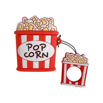 Чехол для наушников Apple AirPods Alitek Popcorn (Попкорн) + держатель -Refurbished (88502y)
