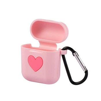 Чехол для наушников Apple AirPods Alitek Heart Pink (без карабина) -Refurbished (88536y)