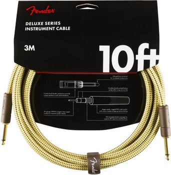 Инструментальный кабель Fender Cable Deluxe Series 10 ft 3 м Tweed (228463)