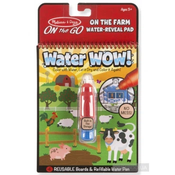 Волшебная водная раскраска Домашняя ферма Water Wow Farm Melissa&Doug MD19232
