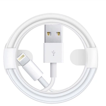 Кабель зарядне Alloy USB Lightning ( Apple iPhone 6, 7, 7+ , 8, 8+, X, XsMax, 11, 12, 13, 14 Xr / iPad ) 1m