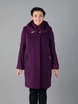 Пальто Mangust 2104-2 Фиолетовое