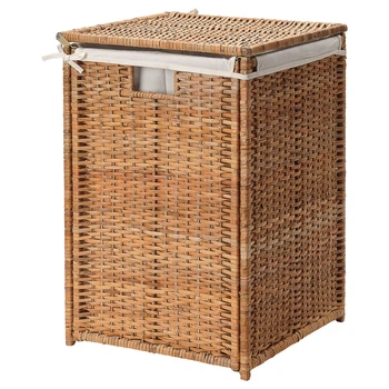Корзина для белья из ротанга IKEA BRANÄS БРАНЕС 80л, 202.147.31