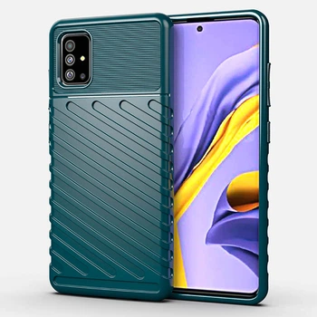 Чохол Lenuo Thunder для Samsung Galaxy A71 A715F Green