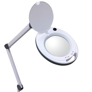 ЛАМПА-ЛУПА 6014-8 64 SMD LED "холодный" и "теплый" свет 1-12W 3D