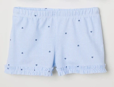 Шорты с оборками для девочки H&M 0663443001 110-116 см (4-6 years) Голубой