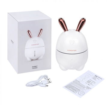 Увлажнитель воздуха и ночник 2в1 Humidifiers Rabbit SA Белый (BD034)