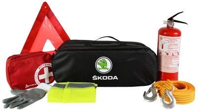 Сумка-набір автомобіліста Skoda легковий 01-131-л чорний