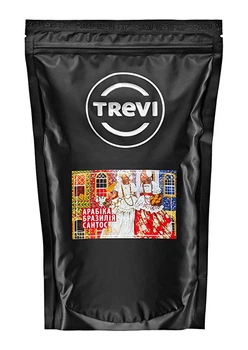 Кофе в зернах Trevi Арабика Бразилия Сантос 500 г