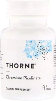 Хром пиколинат Thorne Research Chromium Picolinate 500 мкг 60 капсул (693749255024)