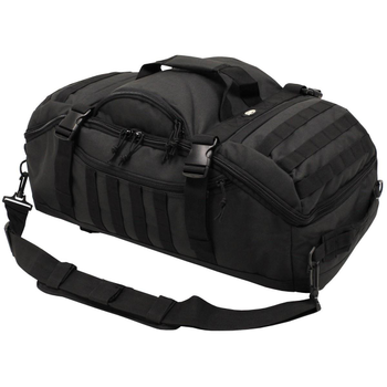 Тактичний дорожній рюкзак-сумка MFH" Travel " 48 літрів чорний (30655А)