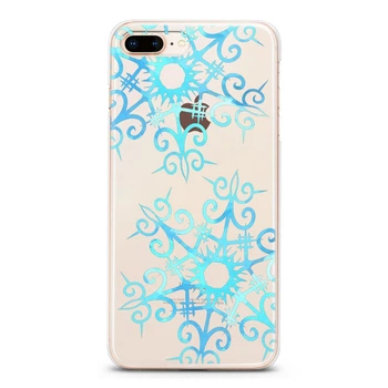 Чехол силиконовый для Apple iPhone (Удивительные снежинки) 8+ Plus айфон плюс silicone case (767578811)