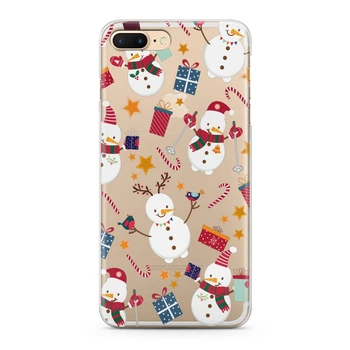 Чохол силіконовий для Apple iPhone (Кумедний сніговик) 7+ Plus айфон плюс silicone case (767578566)