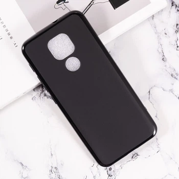 Чехол Fiji Line для Motorola Moto E7 Plus силикон бампер черный