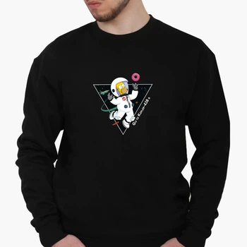 Свитшот мужской Гомер Симпсоны (Homer Simpsons) (8771-2044) Черный XL