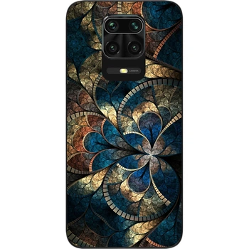 Оригинальный силиконовый чехол SMTT для Xiaomi Redmi Note 9S / Note 9 Pro с картинкой Узор