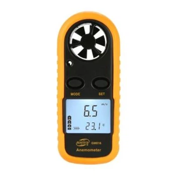 Анемометр Benetech цифровой 0,1-30м/с, -10-45°C измеритель скорости воздуха