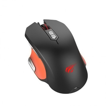 Мишка Havit HV-MS762 Чорний/ Помаранчевий