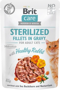 Mokra karma dla kotów BRIT Care z królikiem - saszetka 85 g (8595602540488)