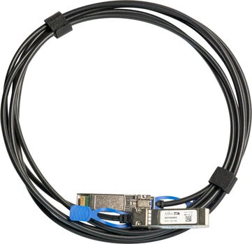 Патч-корд MikroTik XS+DA0001 SFP+ 1 м Black