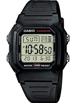 Чоловічі наручні годинники Casio W-800H-1AVES