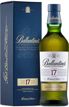 Виски Ballantine's 17 лет 0.7 л 40% в подарочной упаковке (5010106110126)