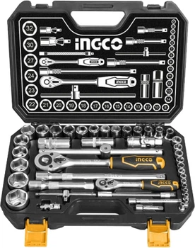 Набор инструментов INGCO Industrial 1/4" и 1/2" 44 предмета (HKTS42441)