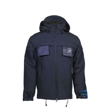 Куртка для поліції Soft Shell темно синя Pancer Protection (52)
