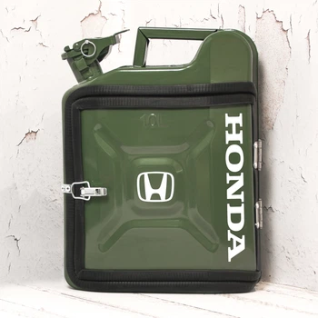 Подарок для мужчин Канистра-бар 10 л с маркой авто Honda + 2 стакана в подарок Shop Monkeys (KA-Honda-4006)
